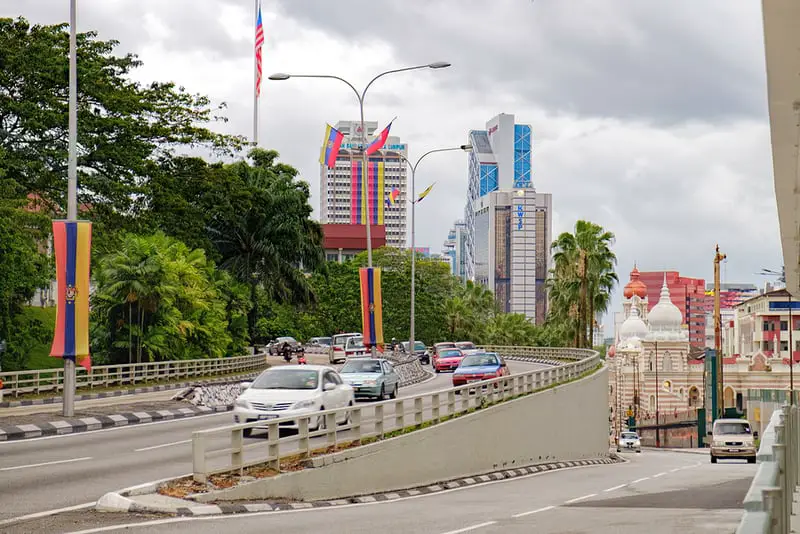 Driving in Kuala Lumpur