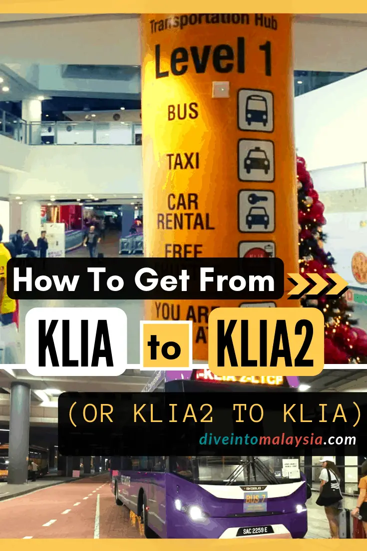 How To Get From KLIA To KLIA2 (Or KLIA2 To KLIA) Using The Free Shuttle Bus, Train Or Taxi