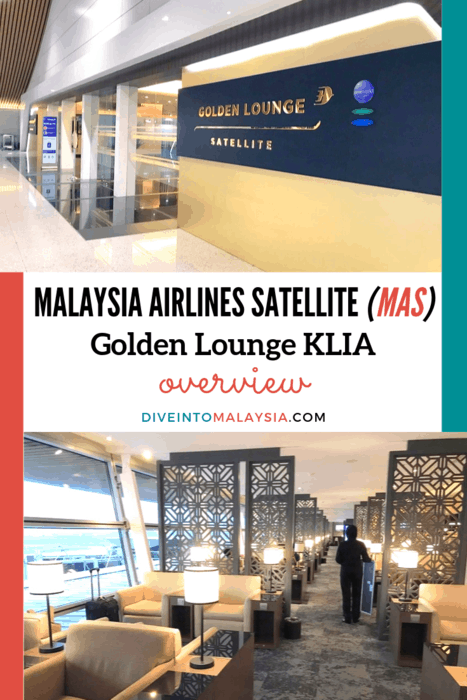 Malaysia Airlines Satellite (MAS) Golden Lounge KLIA Overview