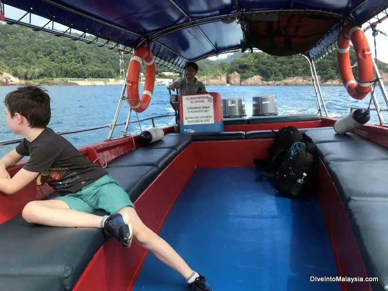 boat Redang Island to Perhentian Island