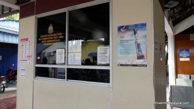 Tioman ferry boarding pass