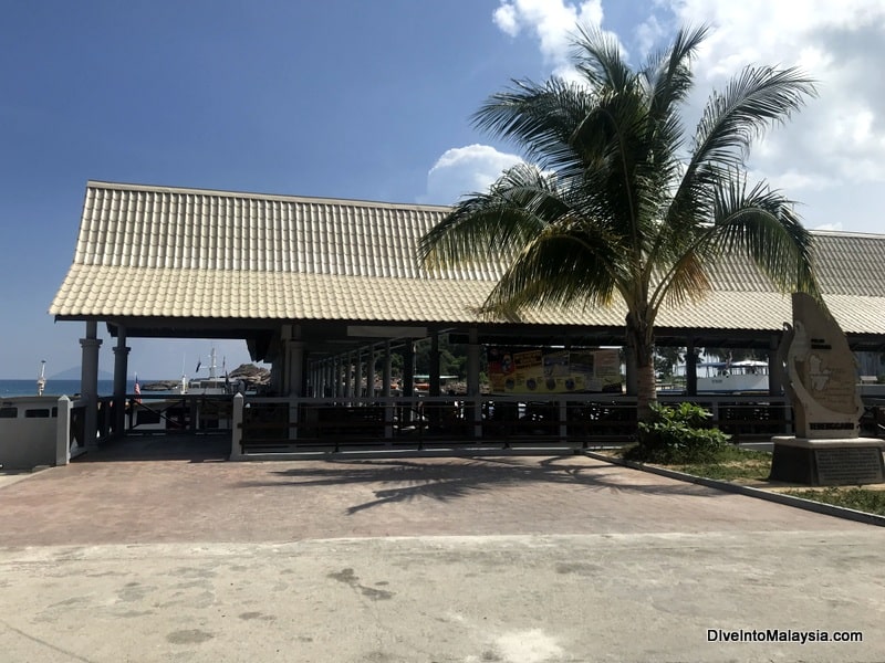 The jetty at Laguna Redang on Redang Island