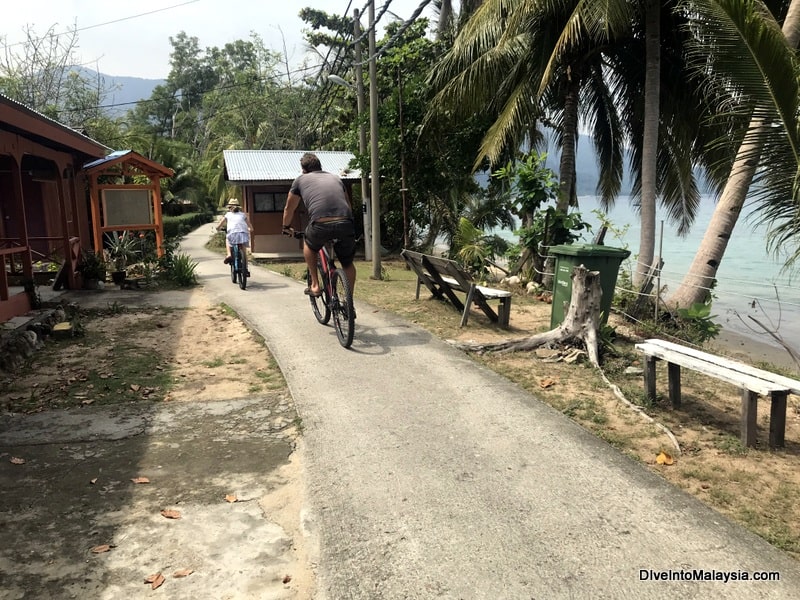 ABC Beach Tioman cycling