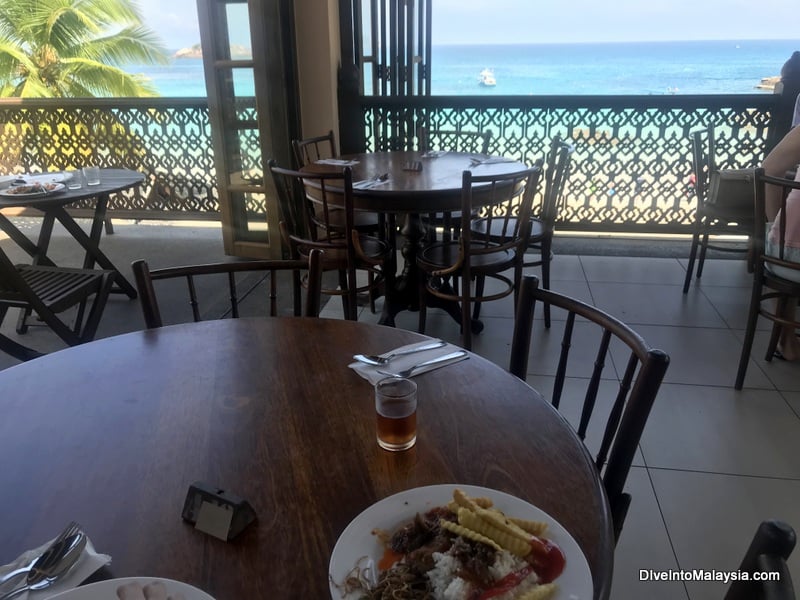 Laguna Redang Resort Restaurant table