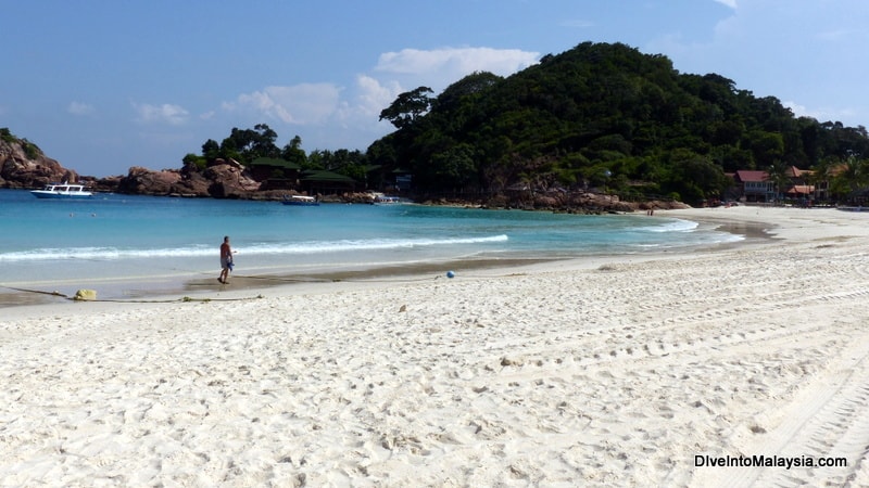 Looking towards the Laguna Redang Resort