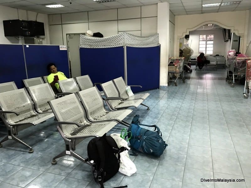 Waiting area at Shahbandar Jetty for Redang Island