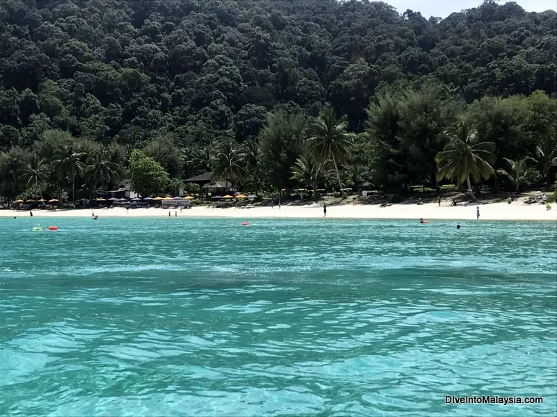 Perhentian Island Resort from the sea