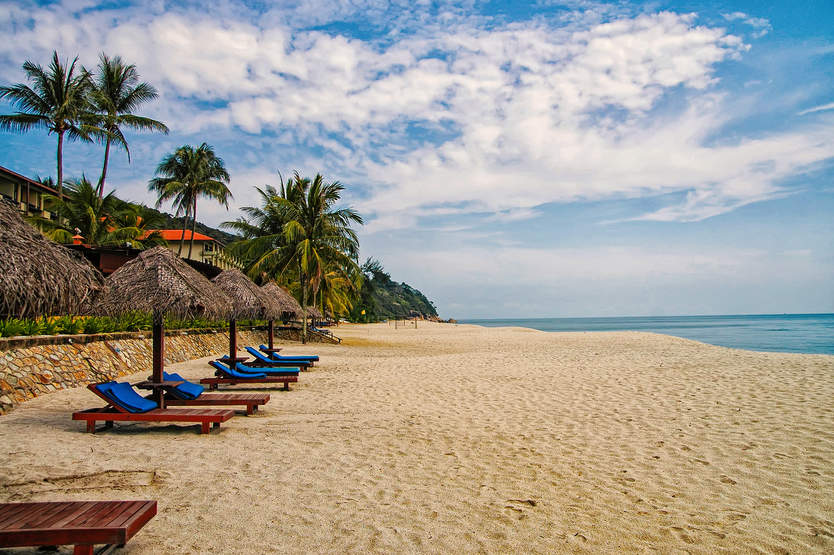 Beach in Kuantan, Malaysia