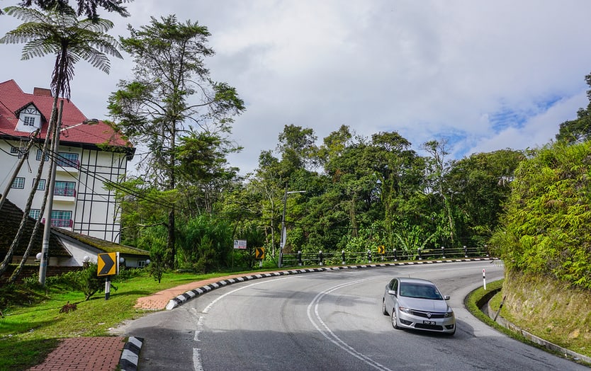 Mountain Road on Cameron Highlands, Pahang