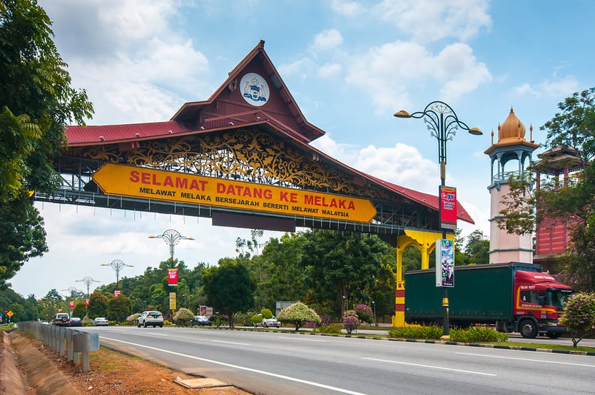 'Welcome to Melaka' Gateway Arch