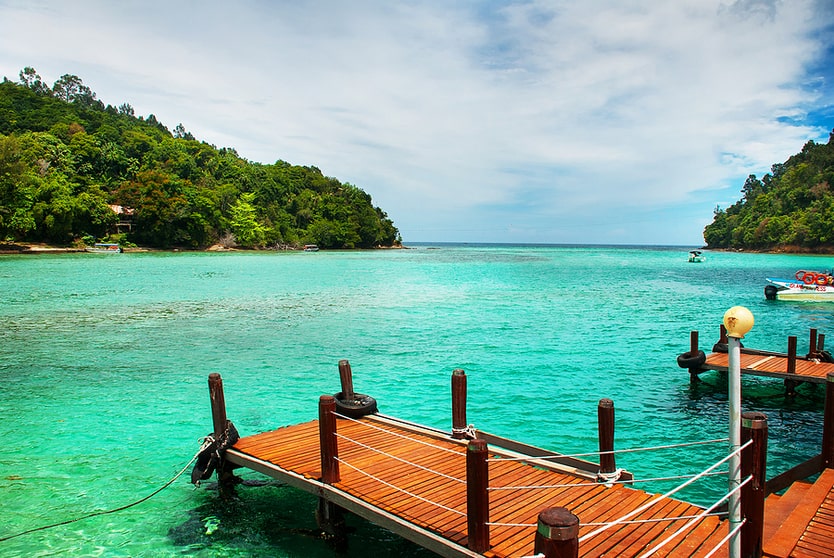 Pier in Sapi, Gaia, Kota Kinabalu, Sabah