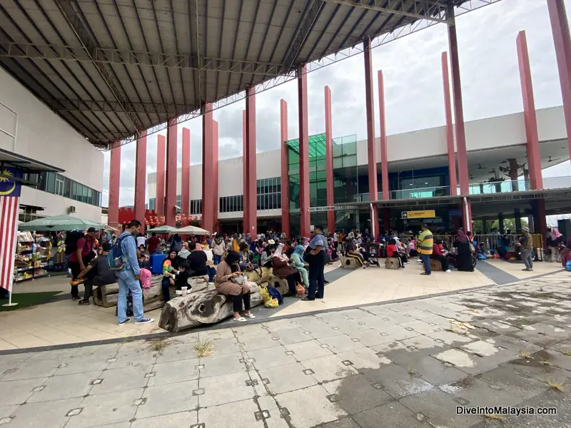 Waiting area at Marina Island Jetty Complex