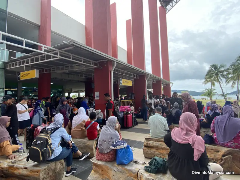 boarding area at Marina Island Jetty Complex