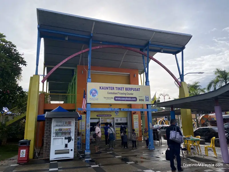 Ticket office at Lumut Pangkor Ferry Jetty