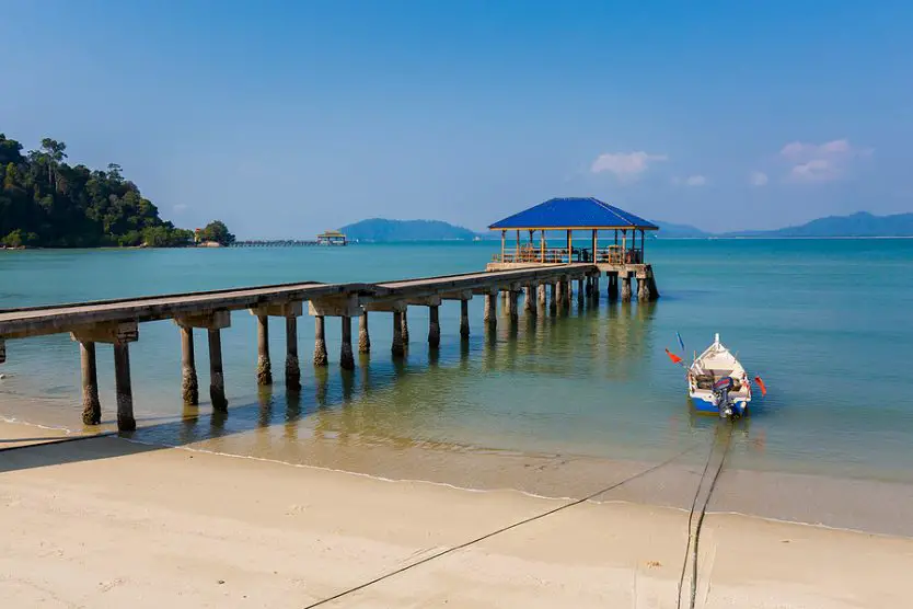 Teluk Dalam beach Pangkor Island