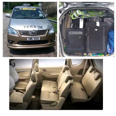 6 seater taxi size