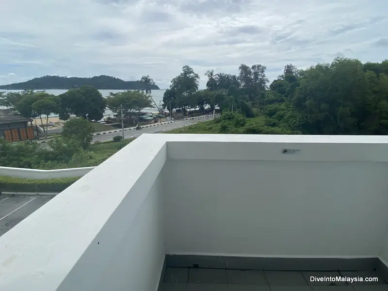 AVI Pangkor Beach Resort superior room Balcony and views to the sea