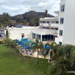 A back view of the AVI Pangkor Beach Resort