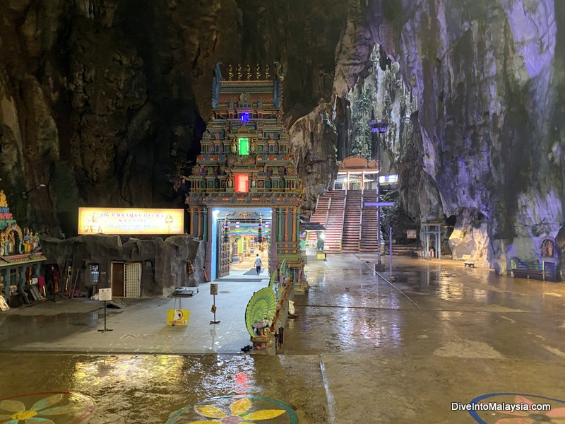 Inside Temple Cave at Batu Caves