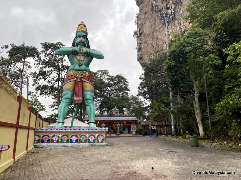 Lord Hanuman Statue Sri Anjaneyar Temple Batu Caves Hanuman