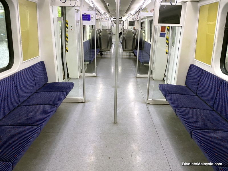 Inside my KTM Komuter train