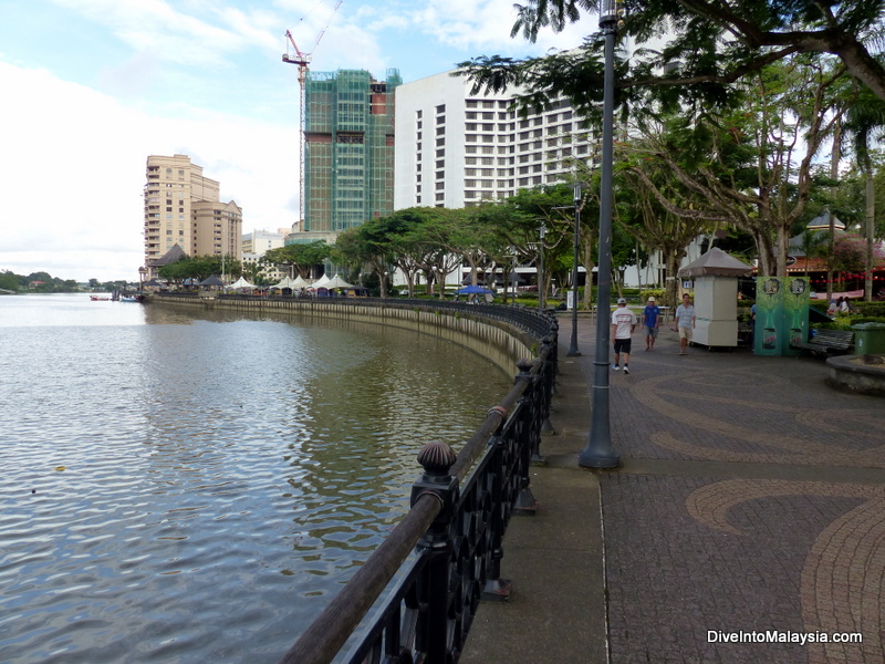 Kuching riverfront