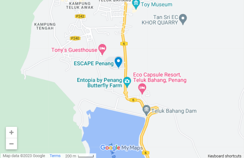 Escape Penang map