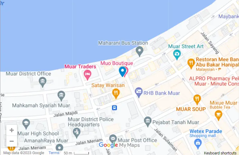 Muo Boutique Hotel map