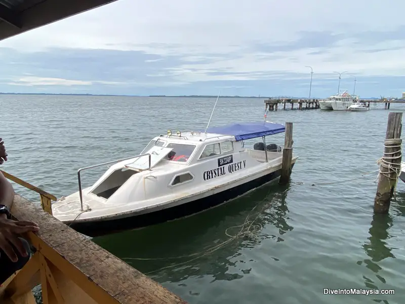 Selingan Turtle Island boat