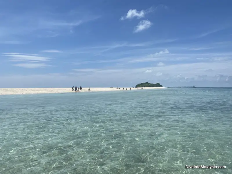 Timba Timba Island Semporna from sea