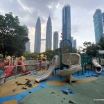 KLCC Park with Petronas Twin Towers