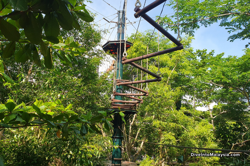 Escape Penang Rope bridging