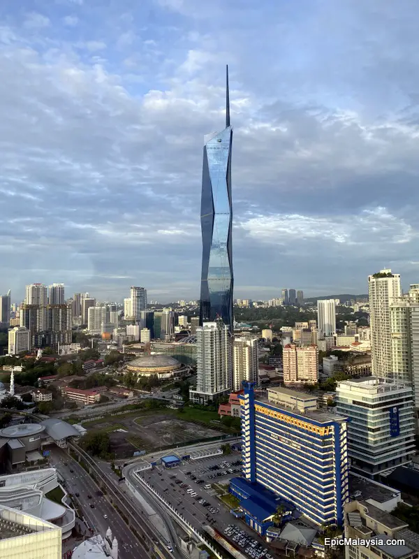 View of Merdeka 118 from Berjaya Times Square