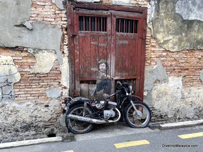 Street art in George Town Penang