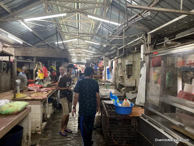 Kuala Lumpur food tour Wet market in chinatown