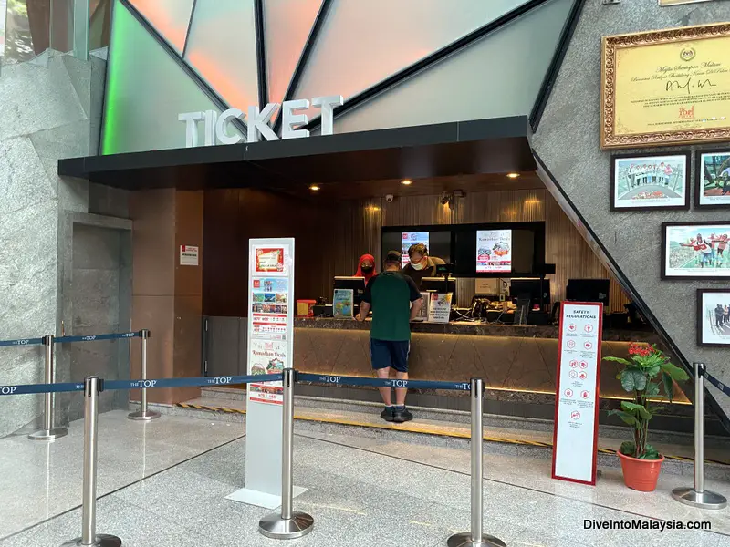 The Top Penang ticket counter