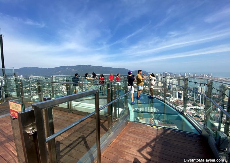 The Rainbow Skywalk at The Top Penang