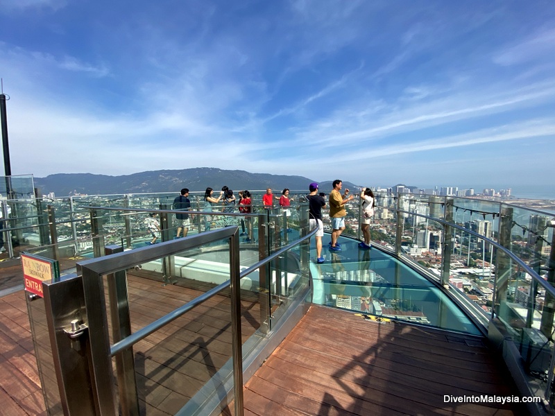 The Rainbow Skywalk at The Top Penang