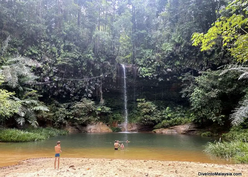 Lambir Hills National Park Latak Waterfall