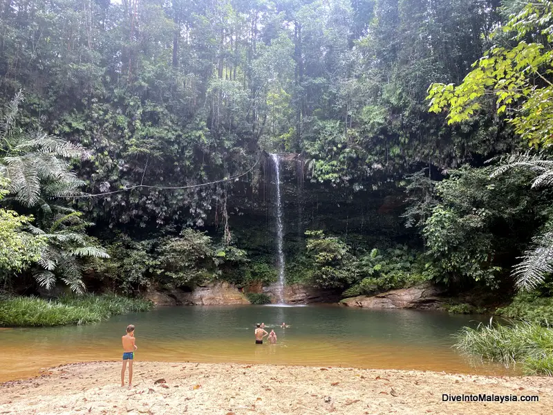 Lambir Hills National Park Latak Waterfall