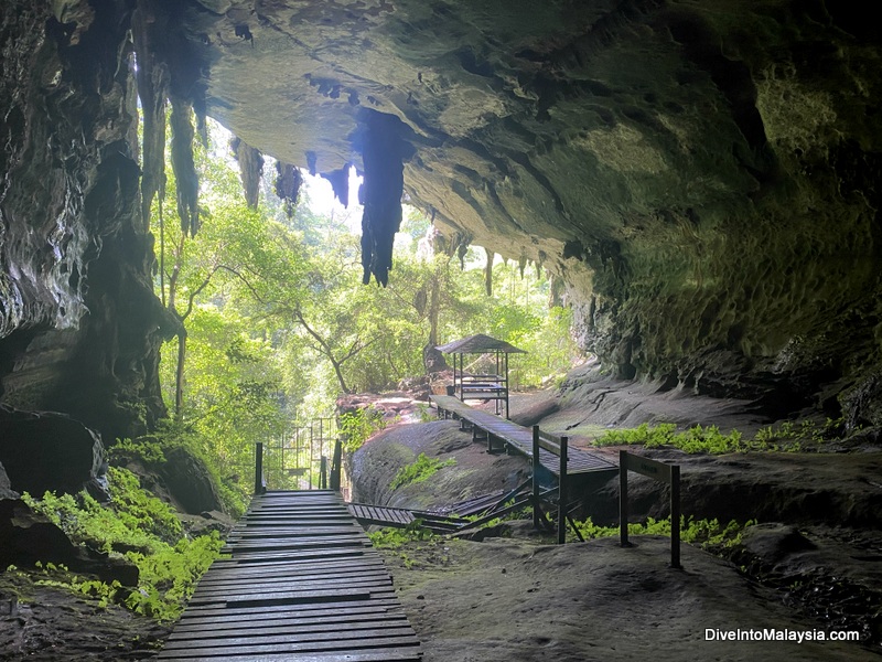 Niah Caves Exiting the Great Cave