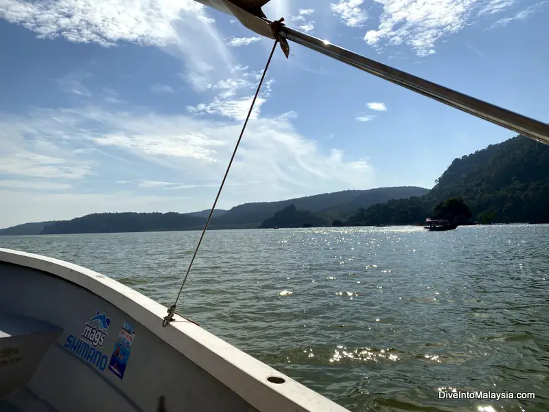 Bako National Park views from the boat of the park