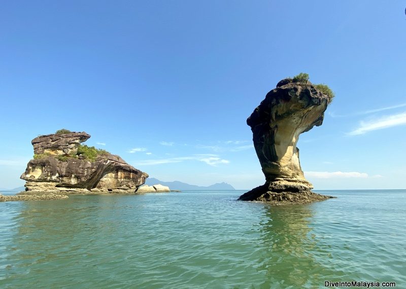 Bako National Park sea stacks