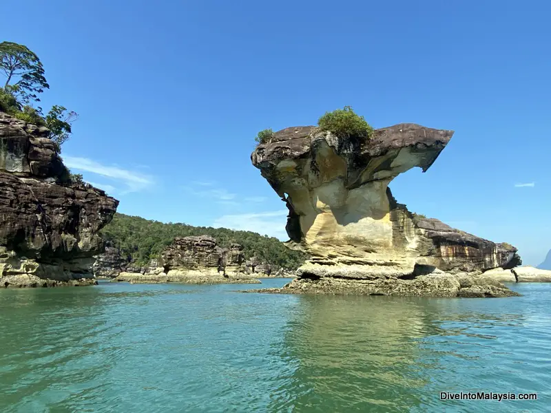 Bako National Park sea stacks