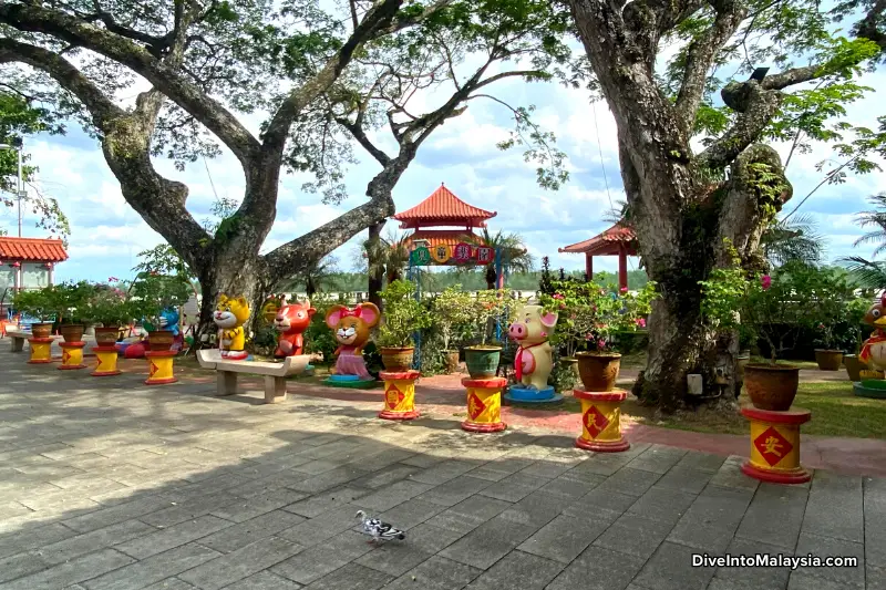 Inside Tua Pek Kong Temple Sibu