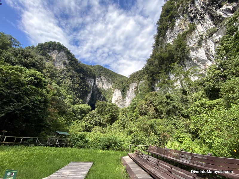 Bat Observatory Area looking towards Deer and Lang Caves Mulu