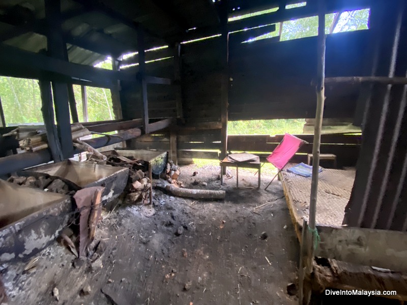 Inside Salt lick Kelabit highlands