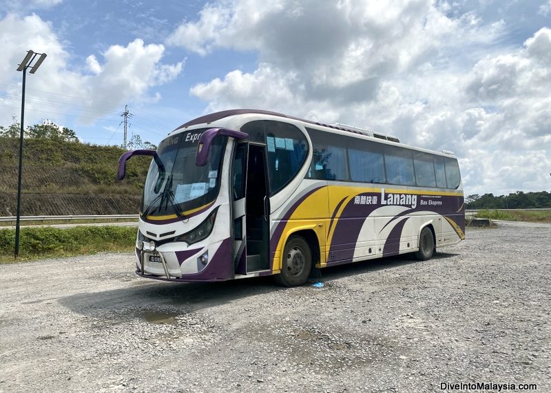 Lanang Express bus Bintulu to Sibu