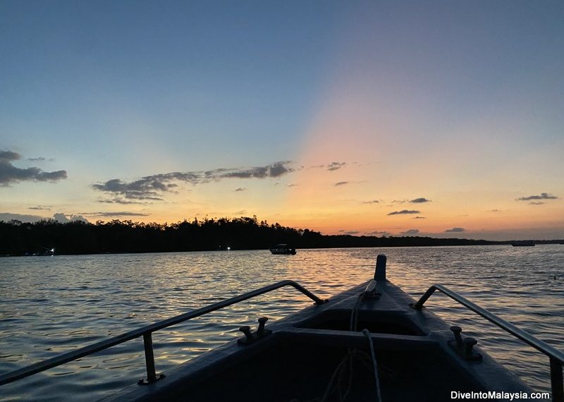 Santubong Wildlife Cruise sunset