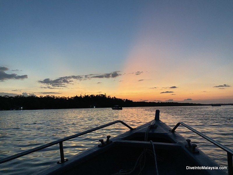 Santubong Wildlife Cruise sunset